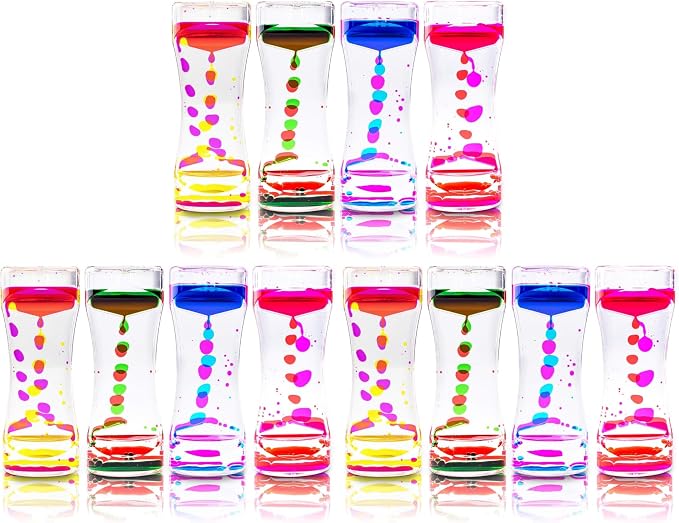Super Z Outlet Liquid Motion Bubbler for Sensory Play, Fidget Toy, Children Activity, Desk Top, Assorted Colors (1 Piece) (Pack of 3)