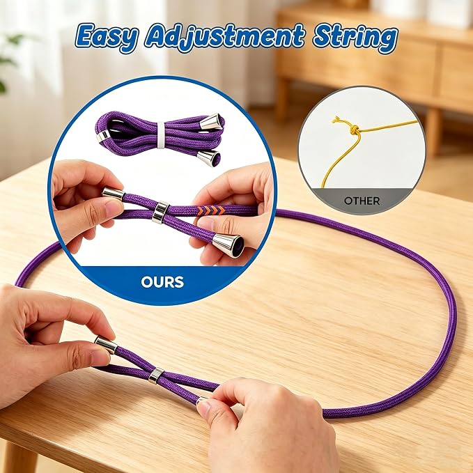 Magnetic String Game, 24 Colorful Magnetic Stones, Portable Strategy Board Game for Family, Party, Travel & Kids Adults STEM Educational Toy