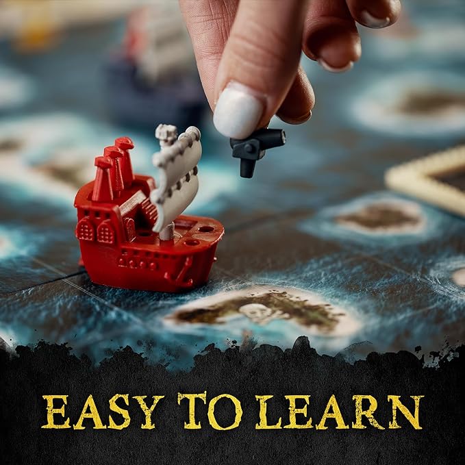 Plunder A Pirate's Life - Family Board Game for Adults and Kids | Strategy Board Game, Fun Family Game Night