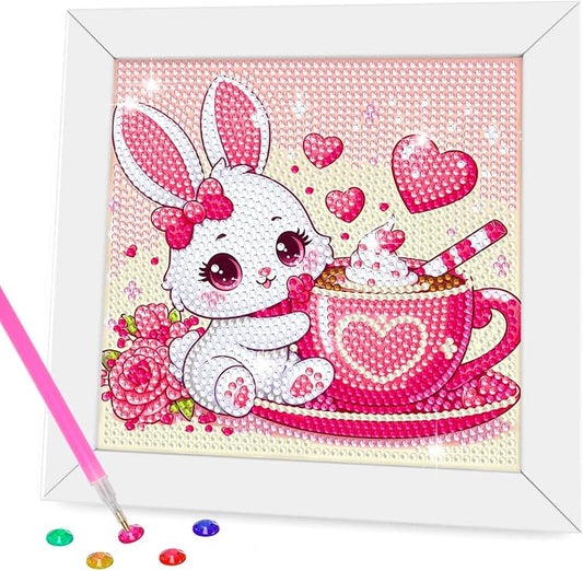 Nardoll Diamond Art Kits - Arts and Crafts - Diamond Art Painting with Wooden Frame - GEM Art for Girls Boys Adults Beginners Home Wall Decor Gifts