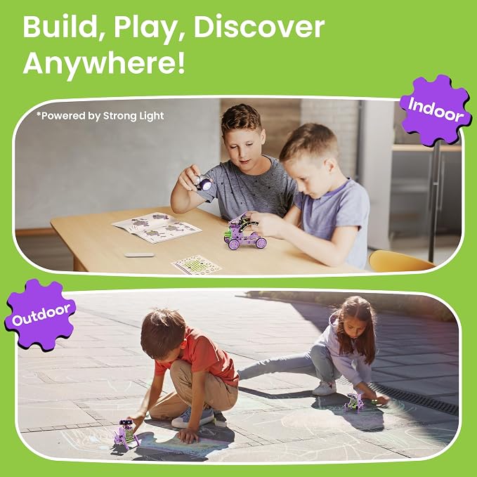 Sillbird Solar Building Robot Kit, 12-in-1 STEM Gift for Boys Aged 8-14 | Powered by the Sun, Engineering Skills, Birthday Presents for Kids, Learn Through Solar Power Play, 190 Pieces