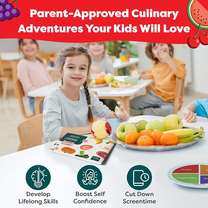 Baketivity Nutrition Explorer Kit STEM Learning Birthday Gifts for Kids | Includes Recipes, Activity Booklet, Detective Costume, Food Stickers, Puzzle, and Parent Guide for Family Learning