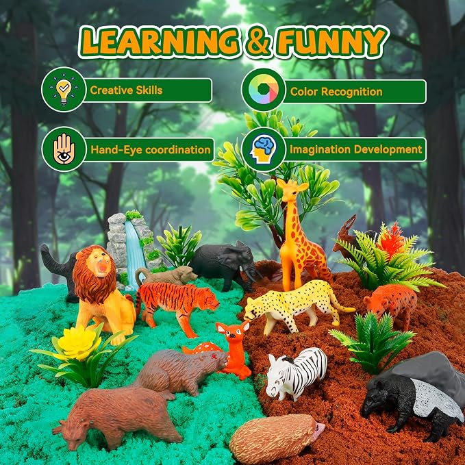 7july Animal Terrarium Crafts Kit for Kids-LED Night Light Up & Remote Birthday Gifts Toys for Girls Ages5 6 7 8 9 10 Year Old
