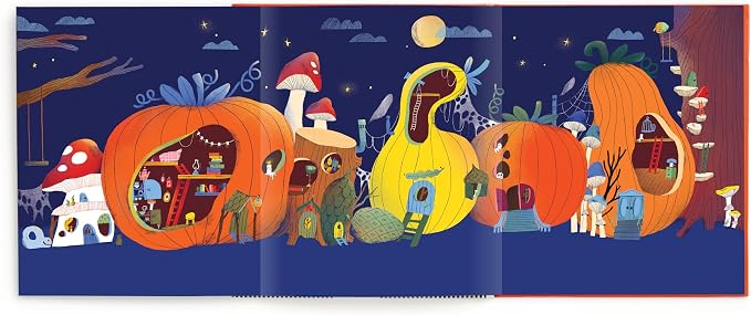 Mudpuppy Pumpkin Village Sticker Play Activity Set – Reusable Sticker Set Featuring Fun Fall Pumpkin Scene