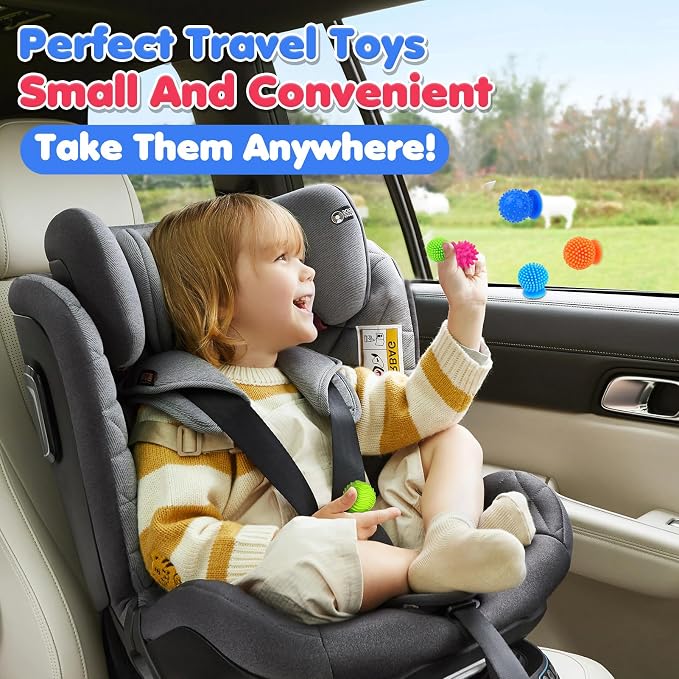 Sensory Fidget Toys Kids Adults: 16 Pack Textured Suction Toy | Sensory Toys for Autism Kids Calming - Quiet Fidgets for Classroom Prize - Special Education Classroom Must Haves