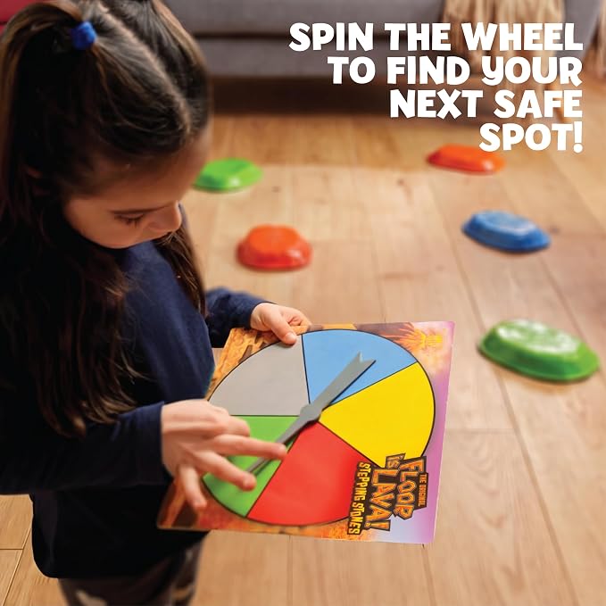 Goliath The Original The Floor is Lava! Game by Endless Games - Interactive Game for Kids and Adults - Promotes Physical Activity - Indoor and Outdoor Safe - Stepping Stones