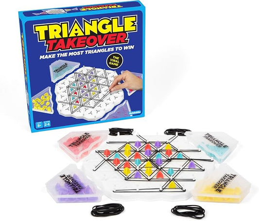 Triangle Takeover By Relatable, Exciting Brain Games for Family Gatherings, A Great Choice for Kids Board Games and Kids Party Games, Appropriate for Players Ages 8 and Up