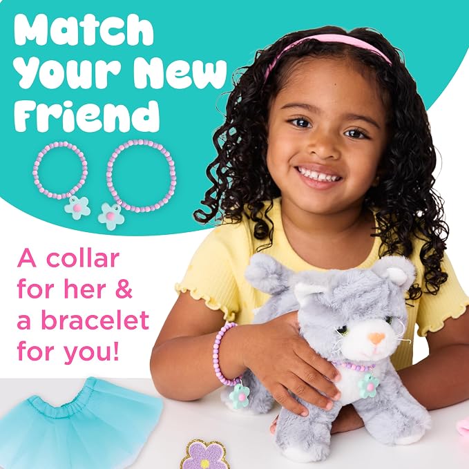 Creativity for Kids Cuddly Kitten Kit, Adopt & Accessorize Your Pet