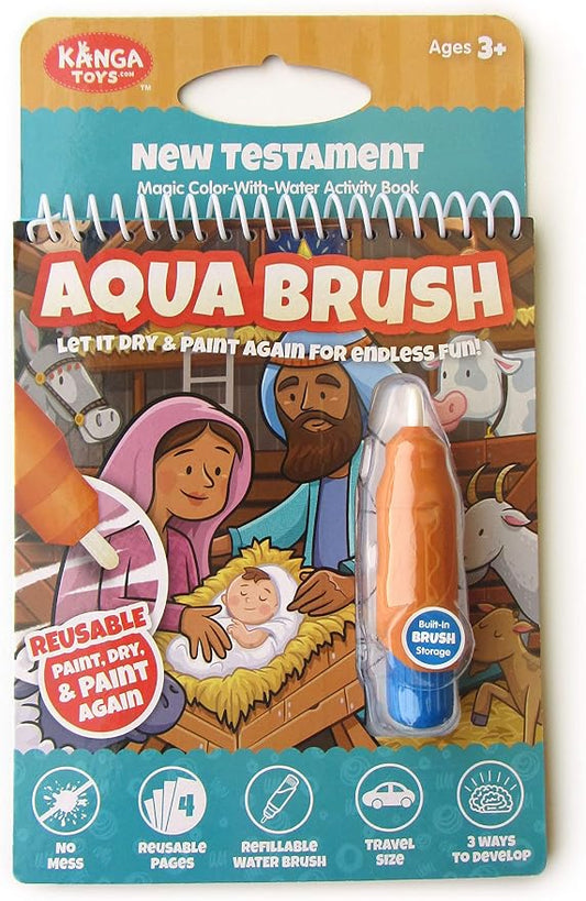 Water Reveal Coloring Scripture Book for Kids Ages 3+. New Testament Bible Stories: Preschool, Elementary, Primary, Christian, Religion