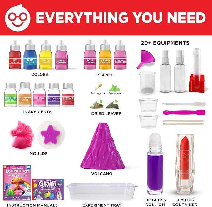 Doctor Jupiter Mega Science Gift Set for Kids Ages 8+ | Science Kits for Kids Ages 8-12, Birthday Gift Ideas for Girls 8, 9, 10, 11, 12 Year Olds, STEM Educational Toys