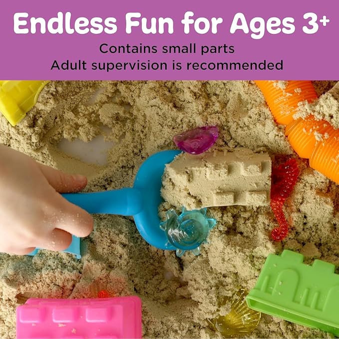 Creativity for Kids Sensory Bin: Beach - Toddler and Preschool Toys, Sensory Box with Toys for Toddlers, Kids Gifts for Toddler Boys and Girls (Ages 3+)