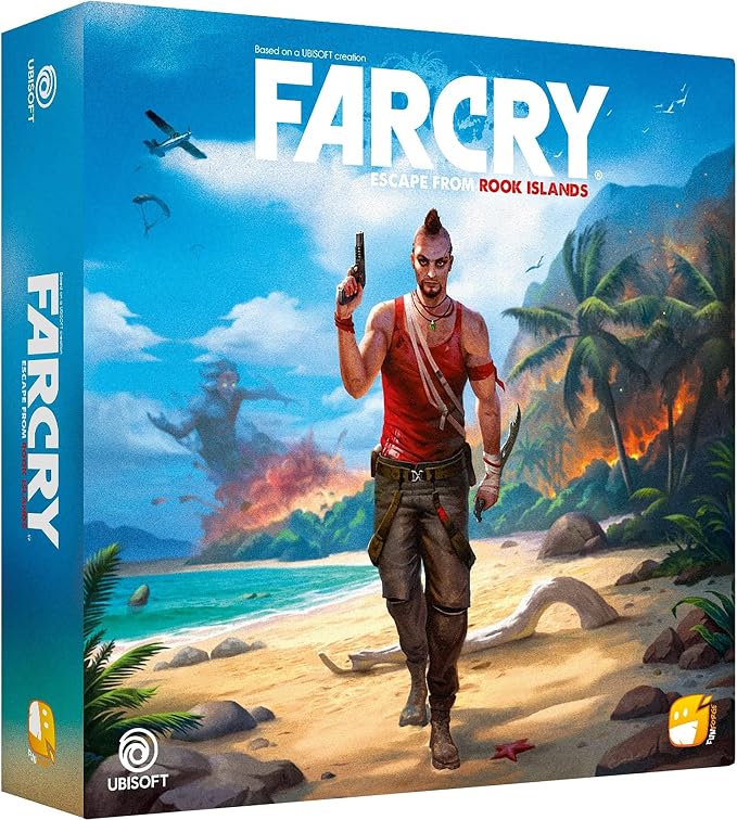 Funforge Far Cry Cooperative Combat Strategy Board Game - Escape from Rook Islands with Solo & Multiplayer Scenarios, Ages 14+, 1-4 Players