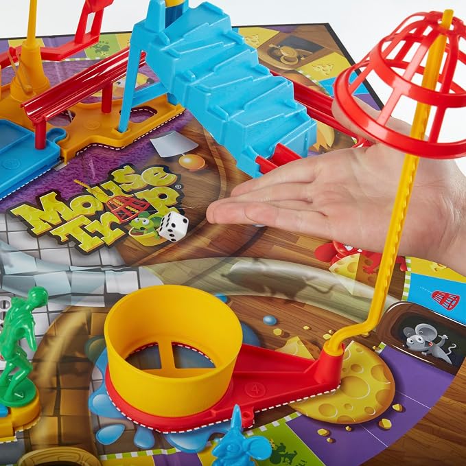 Hasbro Gaming Mouse Trap Board Game for Kids Ages 6 and Up, Classic Game for 2-4 Players, with Easier Set-Up Than Previous Versions