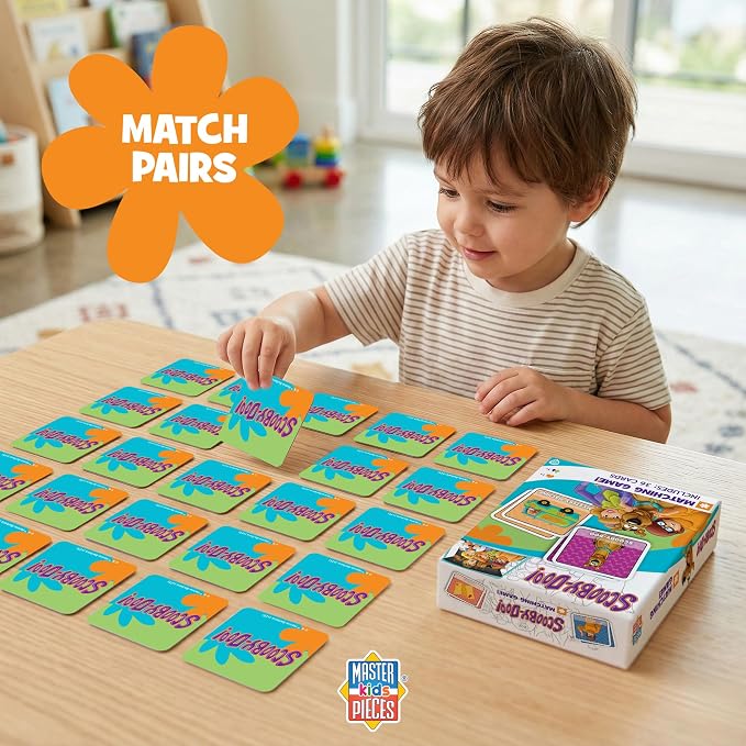 Masterpieces Officially Licensed Scooby-Doo! Picture Matching Card Game for Kids and Families