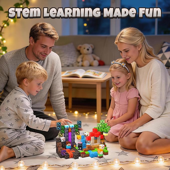 Magnetic Blocks, 100PCS Toys Building Cube Birthday Gifts for Kids | Magnetic Cubes, 0.8 inches Building Blocks, STEM Construction Toys Christmas Birthday Gifts for Kids Boys Girls