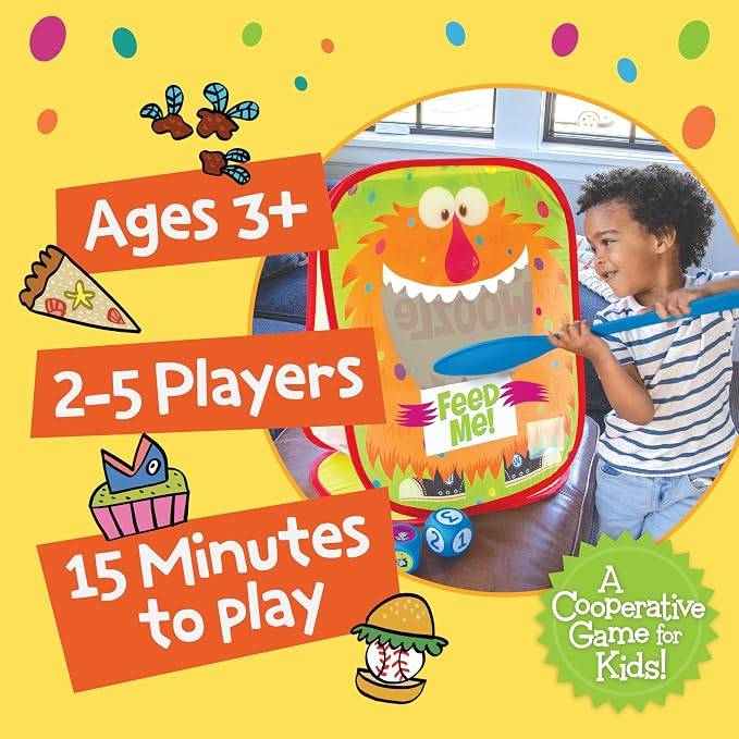 Peaceable Kingdom Giant Feed the Woozle Cooperative Game - Ages 3 and Up