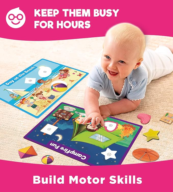 Doctor Jupiter Girls' First Box of Learning Toy Set for Kids Ages 1-3 Year Old | My First Box of Learning, Toddler Educational Activities, Birthday Gift Ideas for Girls Ages 1,2,3, Learning Toy Set