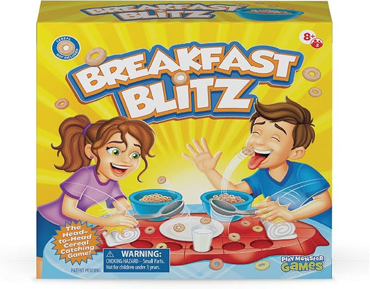 Breakfast Blitz Board Game Food Fight Game Food Game for Kids Family Games | Family Game Night, Travel Games, Food Game, Cereal NOT Inc, Family Fun