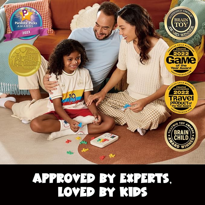 GiiKER Super Blocks Pattern Matching Puzzle, 1000+ Challenges for Kids | STEM brain teaser for kids and teens, portable travel game, birthday gift