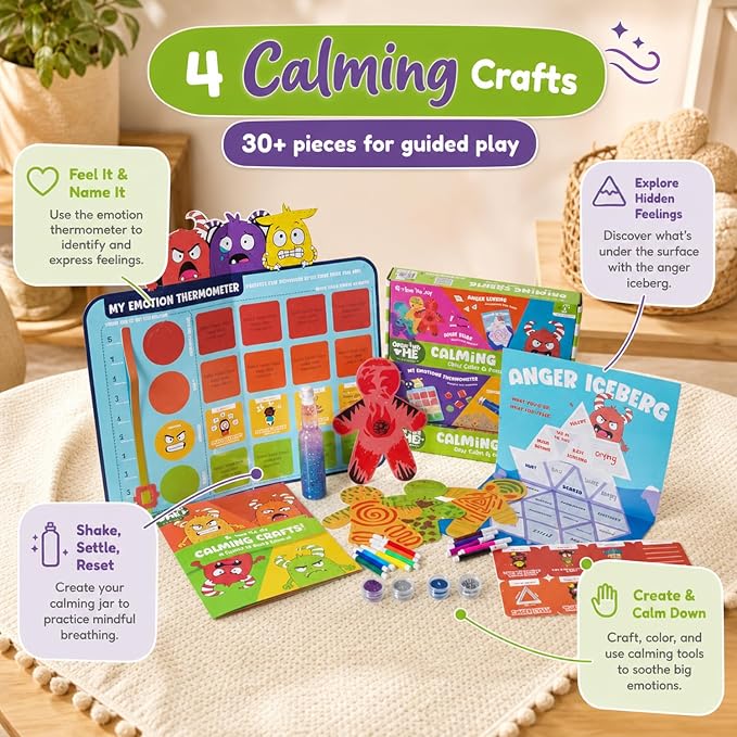 Open The Joy Calming Crafts Kit – Kids Mindfulness & Stress Relief