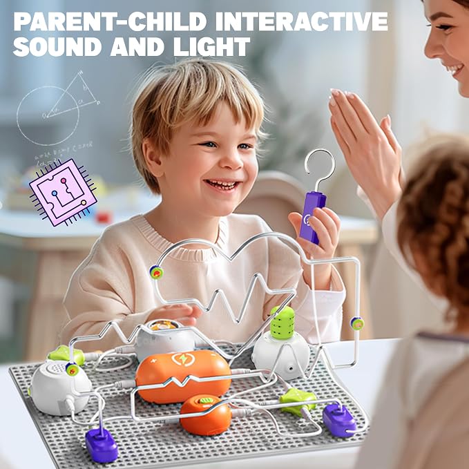 Science Kits for Kids - STEM Kits for Kids, Electronics Exploration Kit, Over 150 Projects, 14 Circuit Parts, STEM Educational Toy Gifts for Kid Boys Girls Ages 3 4 5 6 7 8 9 10 11 12 | Over 150 Experiments, 14 Circuit Parts, Hands-On STEM Learning, Ed...