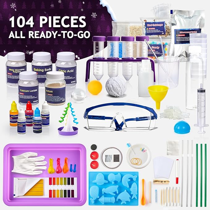 Japace 100+ Experiments Science Kit for Kids, Chemistry and Physics Set | STEM Toys for Boys Girls, Cool Boy Christmas Birthday Gift Ideas