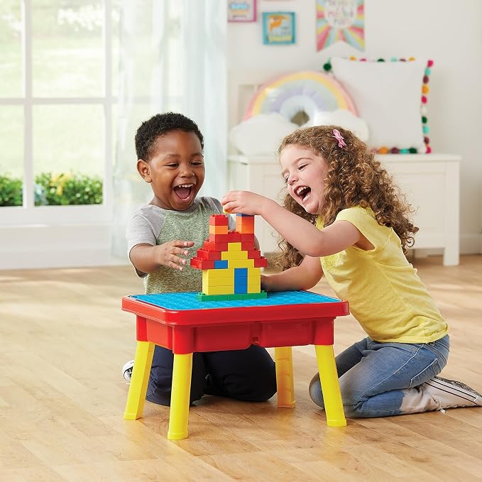 Kidoozie - Sand 'n Splash Activity Table | Scoop, pour and build at stand-up height - dual sensory bins with a cover for backyard mornings or playroom days, Ages 2+