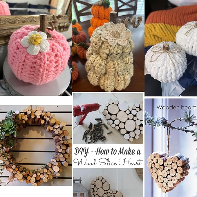 Wood Craft Sticks Crafting Twigs, Pumpkin Stems DIY Vase Fillers | Log Toy Rustic Decorations Ornaments,Loose Parts Play Materials