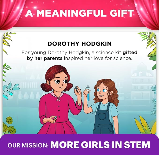 Doctor Jupiter Girls' Magic Science Experiments Kit for Kids Ages 8+ | Magic Tricks, Science Kits for Kids Ages 8-12, Birthday Gift Ideas for Girls 8, 9, 10, 11, 12 Year Olds, STEM Educational Toy