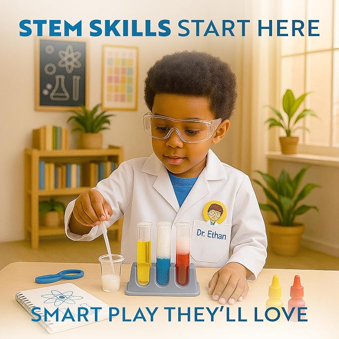 Playz Extreme Chemistry Educational Science Kits for Kids Age 8-12 | 52+ Experiments Chemistry Set Science Toys, STEM Projects with 51+ Tools, Kids Science kit, Science Experiments for Kids Gift