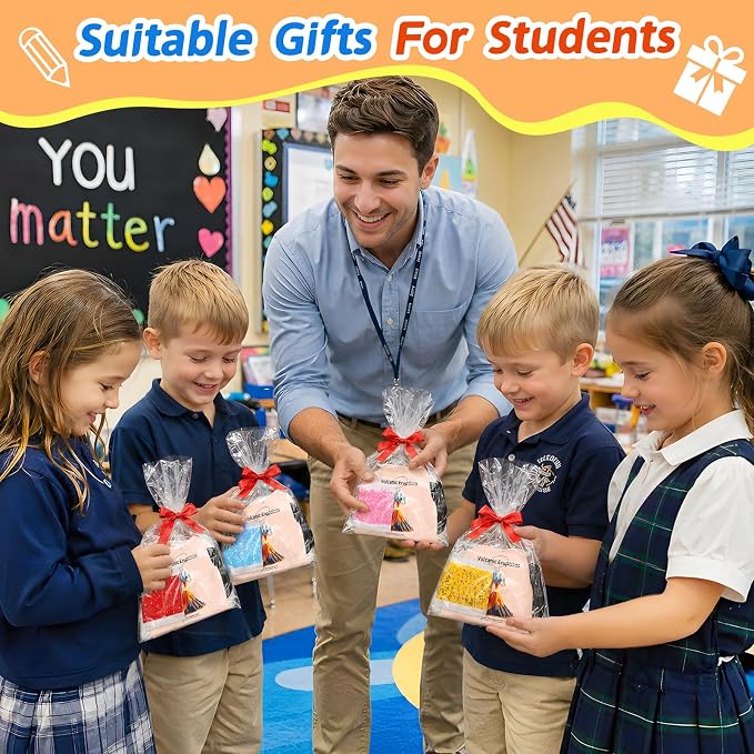 24Pcs Volcano Eruption Science Kit STEM Science Experiments Bulk Party Favors Classroom Prizes Goodie Bag Stuffers Gifts Exchange for Boys and Girl
