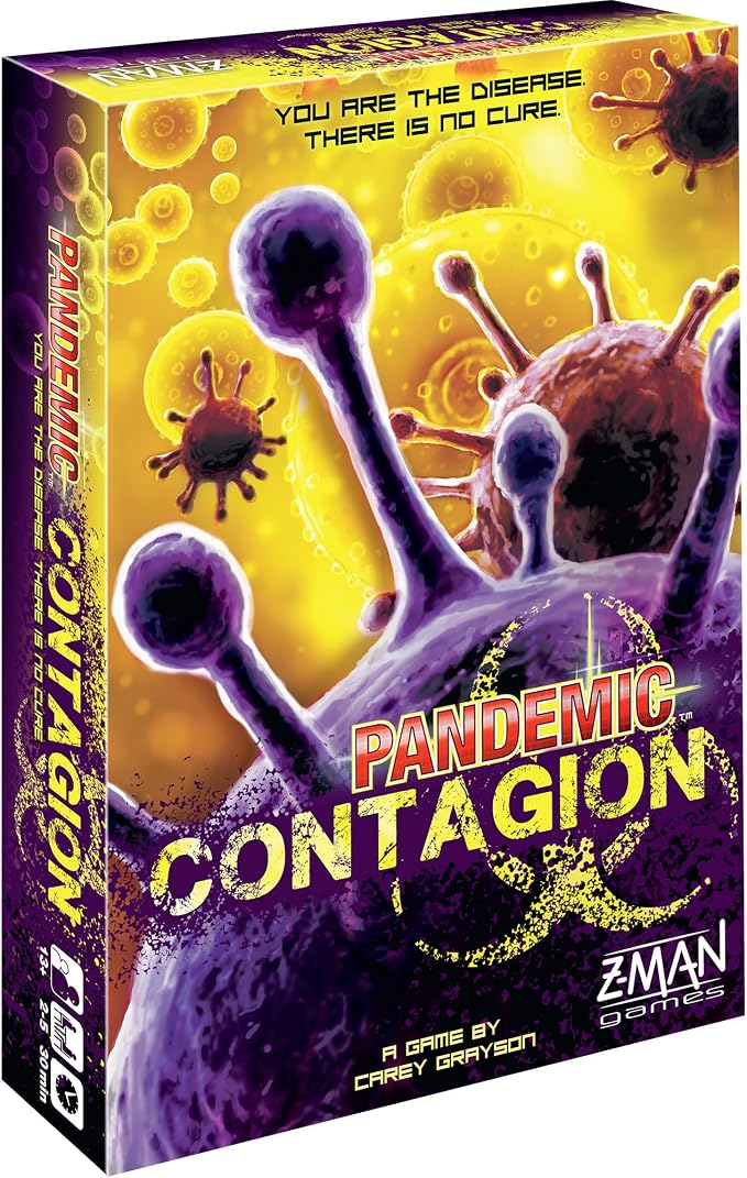 Pandemic Contagion Board Game - Become the Disease in This Standalone Strategy Game! Cooperative Game for Kids & Adults, Ages 13+, 2-5 Players, 30 Minute Playtime, Made by Z-Man Games