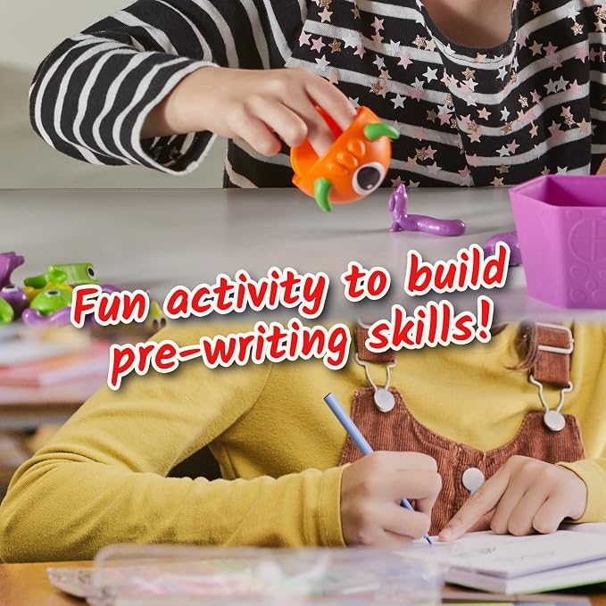 hand2mind Grab that Monster Fine Motor Activity Set, Ages 3+ | Occupational Therapy Toys, Fine Motor Skills Toys for Toddlers, play Therapy Games for Kids, Preschool Learning Activities