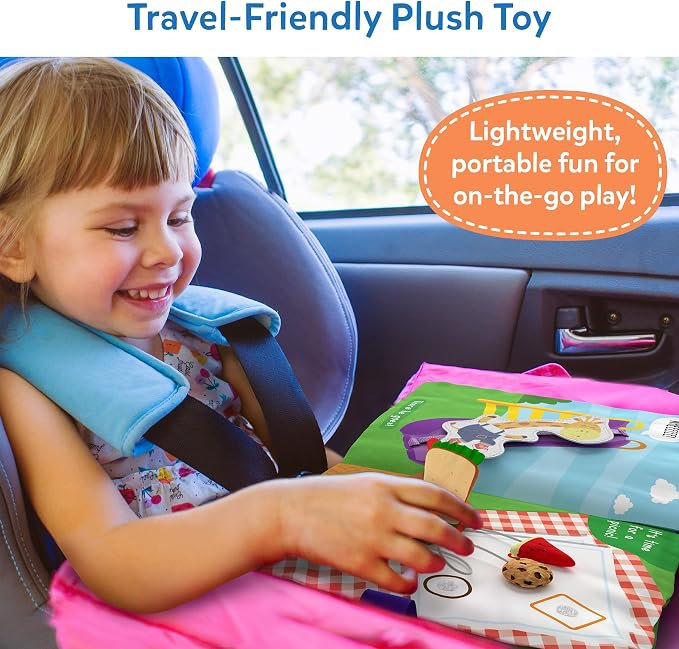 Skillmatics Quiet Book – Sensory Cloth Activity Book for Toddlers | Fine Motor Learning Toys, Gift for Ages 18 Months to 4 Years, Montessori & Travel Toys, Screen-Free Fun