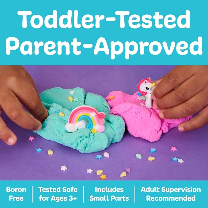 Creativity for Kids Sensory Minis Unicorn Kit | Cloud Clay Sensory Toy for Kids | Summer Activities | Mess-Free, Screen-Free Travel Activity for Kids (Ages 3+)