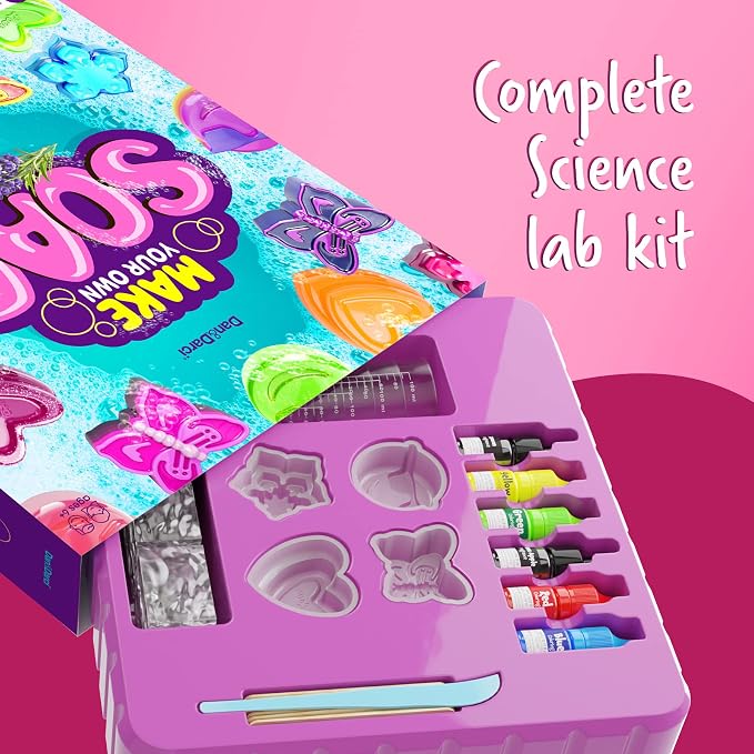 Soap Making Kit for Kids - Crafts Science Toys - Birthday Gifts for Kids | Gifts for Girls and Boys Age 6-12 Years Girl DIY Kits - Best Educational Craft Activity Gift for 6-12 Year Old Kid