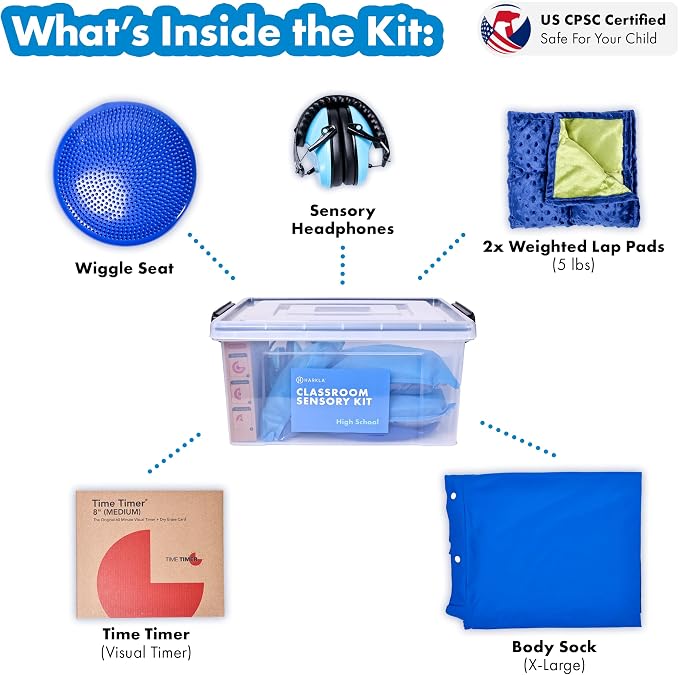 Classroom Sensory Kit for Kids - Ages 14 to 18 (High School)