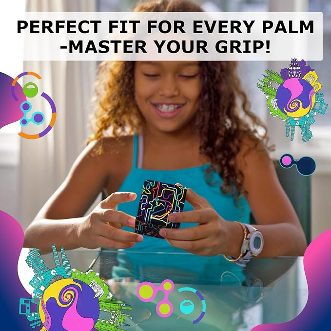 Shashibo DODECA Magnetic Puzzle Cube, Stress Relief Fidget Toy | 100+ Possible Shapes, Sensory Fidget Toy For Adults & Kids, Fun Shape Shifting Puzzle Box For All Ages