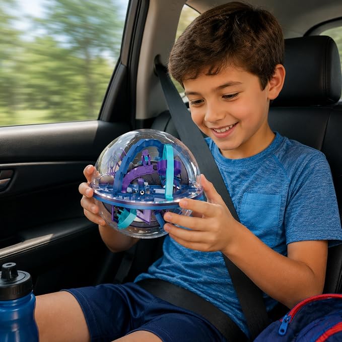 Ball Maze,Interactive Maze Sphere Game with 158 Obstacles | Labyrinth Puzzle Ball Kids Education Toys,Magical Brain Teasers Boys Girls Birthday Gifts Classroom Prize