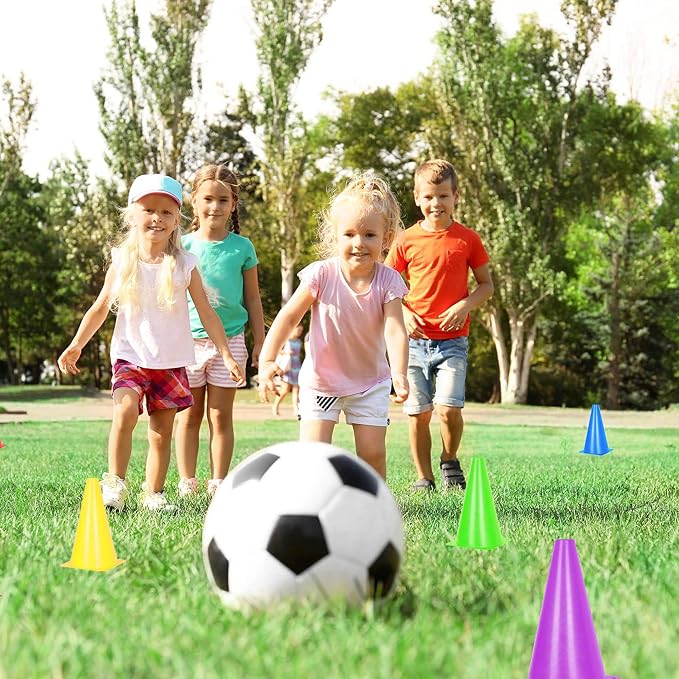 31 PCS Christmas Carnival Games, 3 in 1 Indoor Outdoor Bean Bag Ring Toss Games for Kids Birthday Party, Plastic Soft Cones Yard Lawn Game for Family Party Kid's Gift