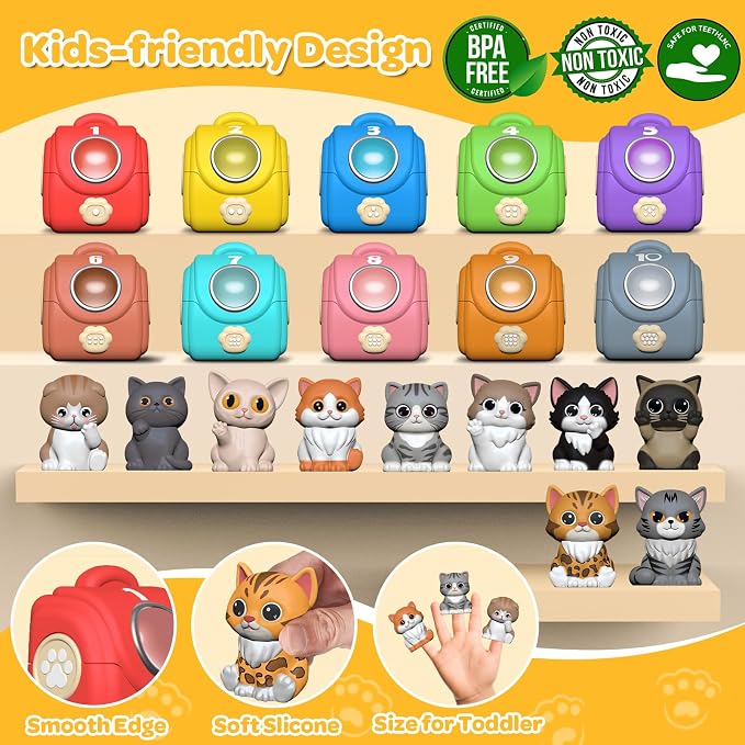 Letapapa Toddler Toys for 1-3 Year Old, Montessori Toys Themed Dog for Baby | Educational Counting, Matching & Sorting Toys Activities, Fine Motor Skills Christmas Birthday Gifts for Baby Boy Girl 12-18M