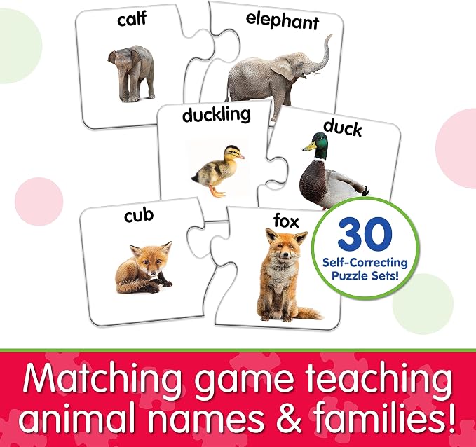 The Learning Journey: Match It! - Animal Families - Learning Animals, Animal Matching Game, Animal Puzzle For Kids, Puzzle For Toddlers, Award Winning Educational Toys