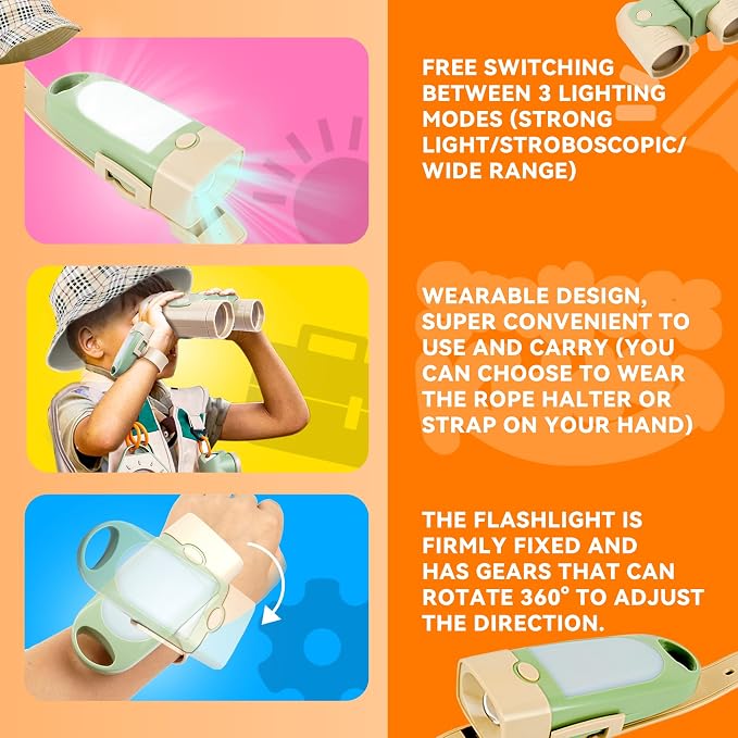 27 Pcs Bug Catching Kit, Kids Nature Explorer Set with Outdoor Tools | 27-Piece Explorer Kit, Insect Catching Tools, Magnifying Glass, Bug Viewer, Outdoor Adventure, Nature Science Kit, Kids 3+