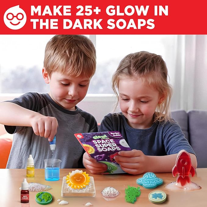 Doctor Jupiter Super Science Gift Set for Kids Ages 4+, Birthday Gift | Set of My First Science Kit & Space Super Soaps, 75+ Activities, Birthday Gift for Boys, Girls Ages 4,6,7,8, STEM Crafts Toy