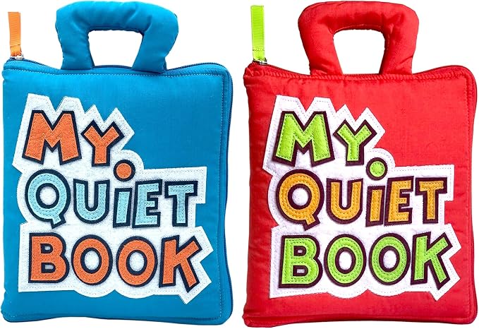 My Quiet Book for Toddlers (Pack of 2) - Travel Essentials for Toddlers 1-3