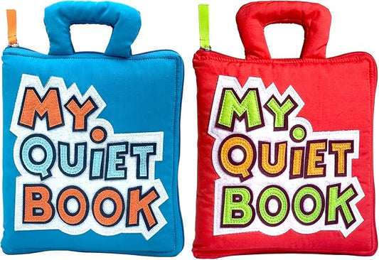 My Quiet Book for Toddlers (Pack of 2) - Travel Essentials for Toddlers 1-3