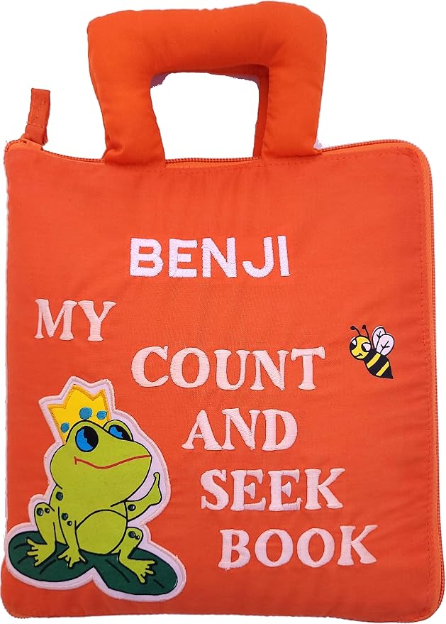 Pockets of Learning Personalized Count and Seek Child's First Counting Quiet Book Engaging Activity Busy Book for Toddlers and Children | Interactive Discover and Learn | Sensory Educational Toy