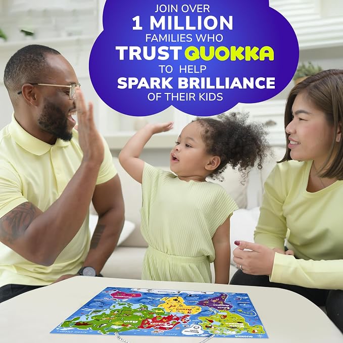 Magnetic Puzzles for Kids Ages 3-5 — 3 Educational Toddlers Puzzle Ages 2-4 | Magnet Space, USA and World Map Kids Puzzles Ages 4-6 — Learning United States Puzzles for Children Ages 6-8