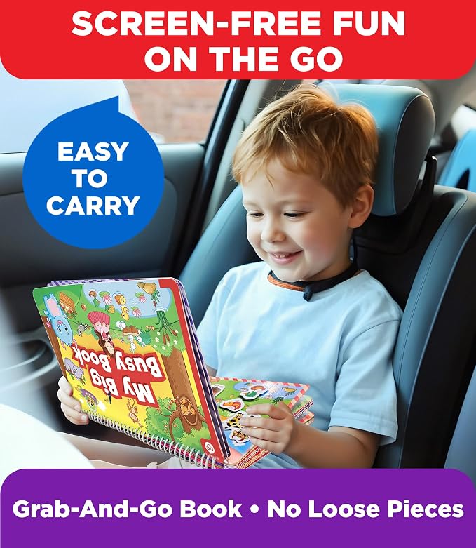 Doctor Jupiter Montessori Preschool Busy Book for Kids Ages 3+ | Birthday Gift for 3 year old Boys & Girls, Montessori Preschool Busy Book, Learning Activity, Educational Travel Toy