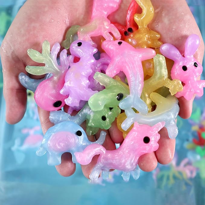 Kidisego Aqua Fairy Water Gel Kit for Kids, Magic Water Elf Toy Kit with 20 Colors Magic Gel, Aqua Fairy kit with 24 Shape Molds, Crate Your Own Magic Elf Kits Water Pets Craft Kits for Kids